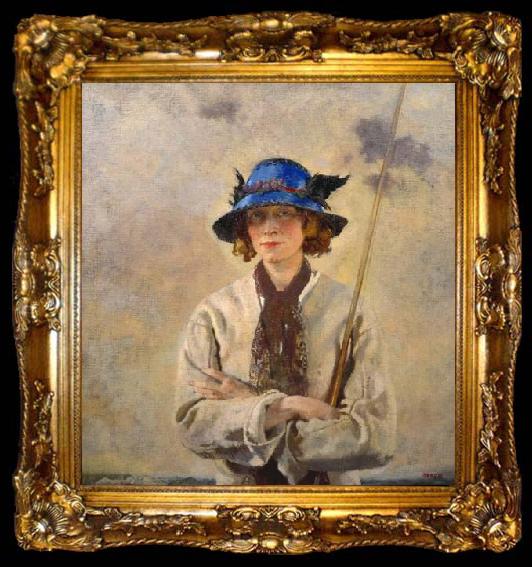 framed  William Orpen The Angler, ta009-2